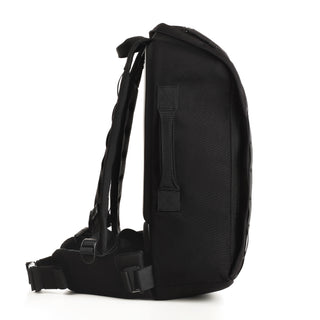 Rucking backpack exterior with black weight compartment and mesh pockets - Ruckaway Australia